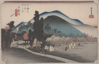 Ishiyakushi-templet av Ando or Utagawa Hiroshige