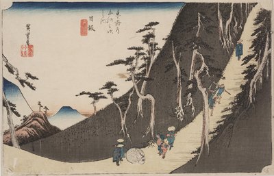 Sayonakayama av Ando or Utagawa Hiroshige