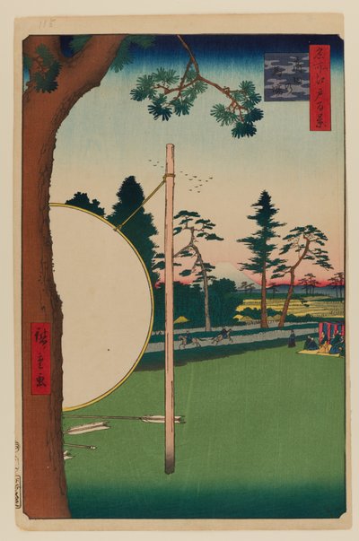 Takata ridbana av Ando or Utagawa Hiroshige