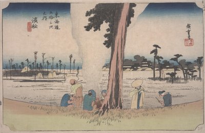 Vinterscen av Ando or Utagawa Hiroshige