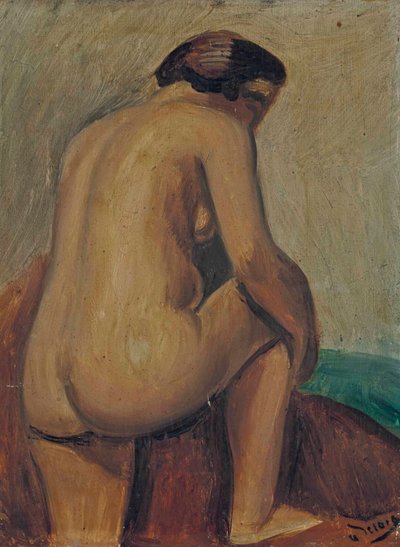 Nu de dos av Andre Derain