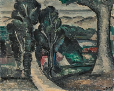 Landskap i Camiers (Pas-de-Calais) av Andre Derain