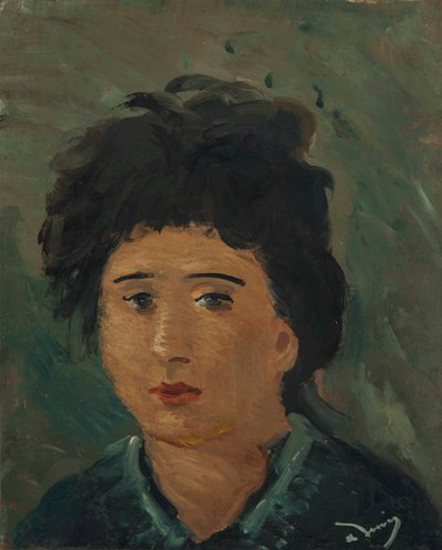 Porträtt av en kvinna av Andre Derain
