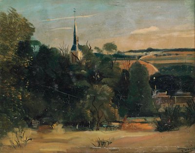 Utsikt över Donnemarie-en-Montois av Andre Derain