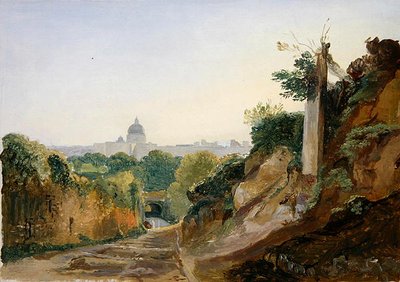 Utsikt över Rom från Arco Oscuro av André Giroux