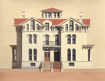 3015 och 3013 Q Street, Georgetown, Washington DC av Andras Kaldor