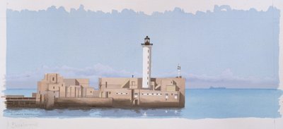 Boulognes fyr, Pas de Calais, Frankrike av Andras Kaldor