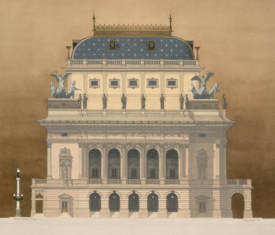 Nationalteatern, Prag, Tjeckien av Andras Kaldor
