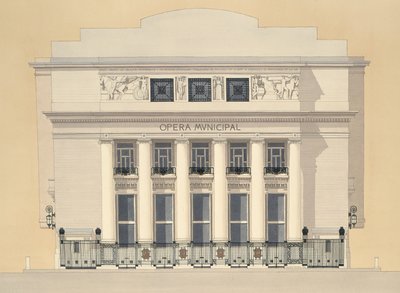 Opera Municipal, Marseilles, Frankrike av Andras Kaldor