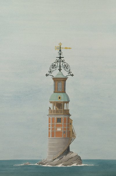 Den första Eddystone-fyren, Plymouth, Devon av Andras Kaldor