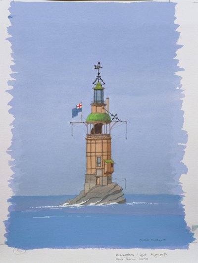 Den andra Eddystone-fyren, Plymouth, Devon av Andras Kaldor