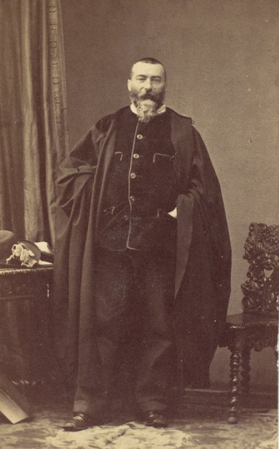 Alphonse Karr, 1850-talet. av Andre Adolphe Eugene Disderi