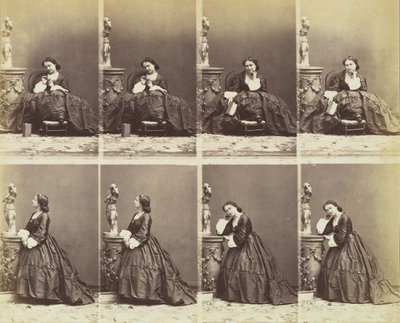 Bertha, 1862. av Andre Adolphe Eugene Disderi