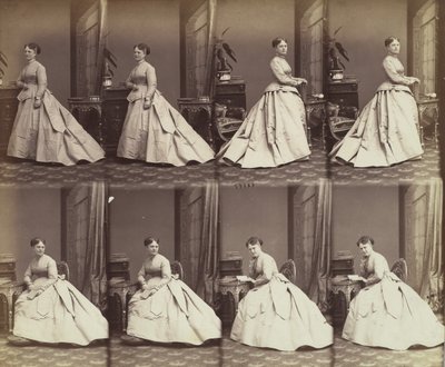 Esther David, 1866. av Andre Adolphe Eugene Disderi