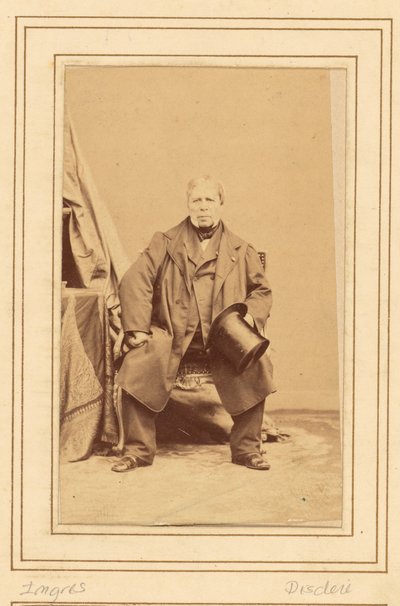 [Jean Auguste Dominique] Ingres (1780 - 1867) av Andre Adolphe Eugene Disderi