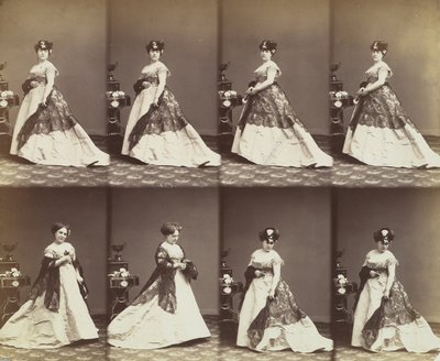 Louise Abigdon, 1866. av Andre Adolphe Eugene Disderi