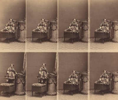 Mademoiselle Trachier, ca. 1860. av Andre Adolphe Eugene Disderi