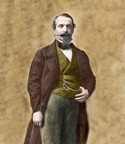 Porträtt av Napoleon III (Louis Napoleon Bonaparte av Andre Adolphe Eugene Disderi