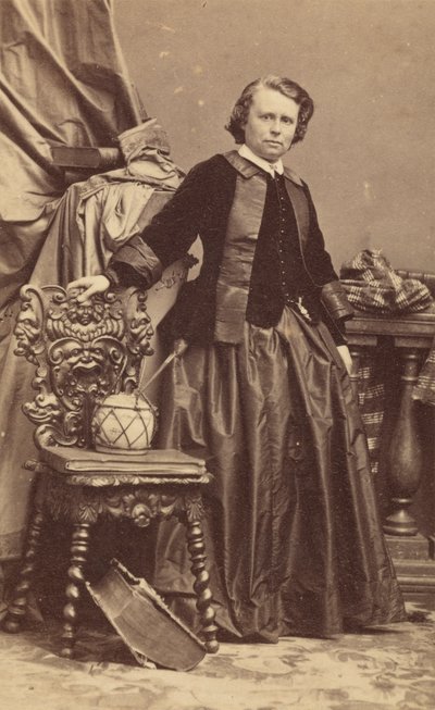 ローザ ボヌールの肖像 1822 ～ 1899 年、1860 年代初頭。 スウェーデンの av Andre Adolphe Eugene Disderi
