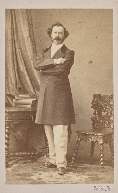 Porträtt av Sir Robert Peel 1788-1850, 1862. av Andre Adolphe Eugene Disderi