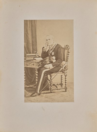 Hans excellens greve Louis Cibrario av Andre Adolphe Eugene Disderi