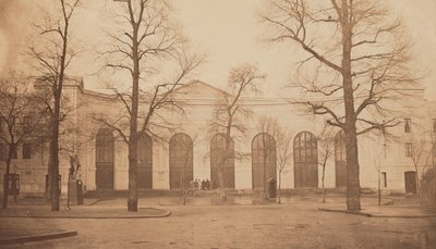 Exposition Universelle 1855. Huvudingången till Palais des Beaux-Arts, 1855. av Andre Adolphe Eugene Disderi