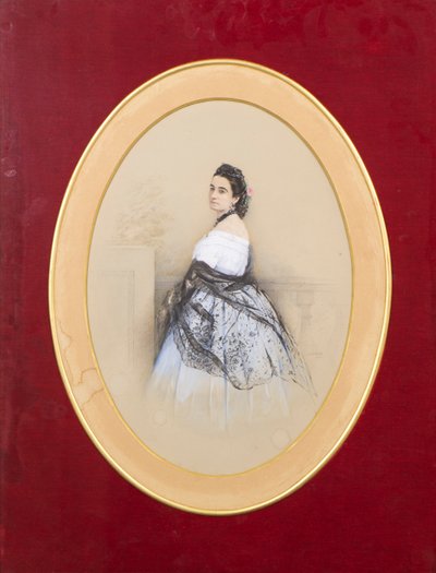 Hon Mrs Hamilton Duncan (d.1912) av Andre Adolphe Eugene Disderi