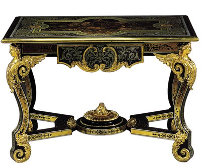 Ludvig XIV mittbord, ca 1685 av Andre Charles Boulle
