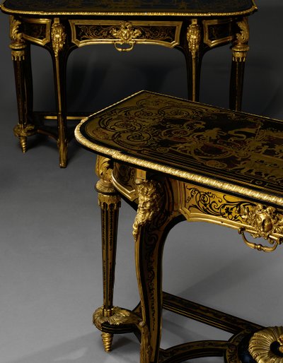 Matchat par Louis XIV bryggbord, ca 1710 av Andre Charles Boulle