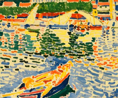 Båtar i Collioures hamn, ca 1905 (olja på duk) av Andre Derain