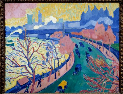 Charing Cross Bridge, London av Andre Derain