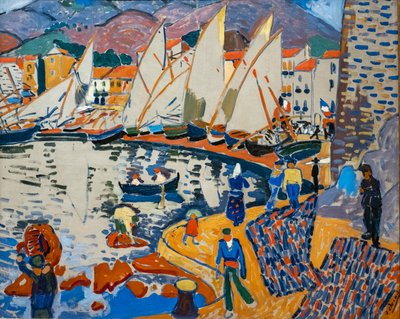 Torkning av seglen av Andre Derain