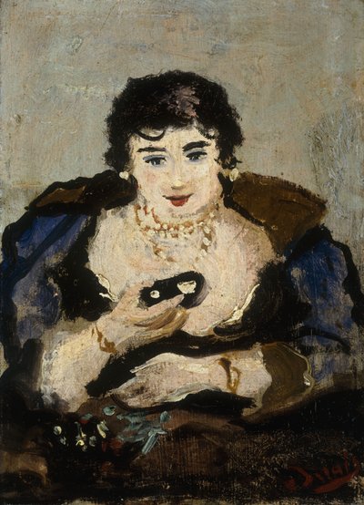 Kvinna på teatern av Andre Derain
