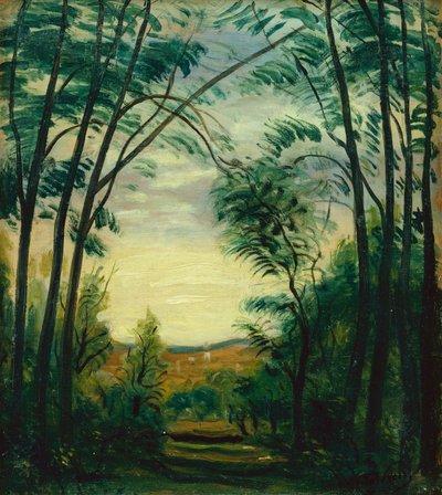 Landskap (olja på duk) av Andre Derain