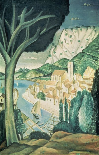 Martigues (hamn i Provence) av Andre Derain
