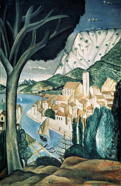 Martigues (hamn i Provence) av Andre Derain