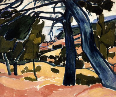 Pinede i Cassis av Andre Derain