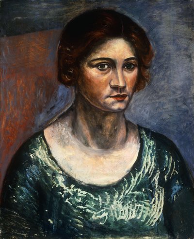 Porträtt av en kvinna; Portrait de Femme av Andre Derain