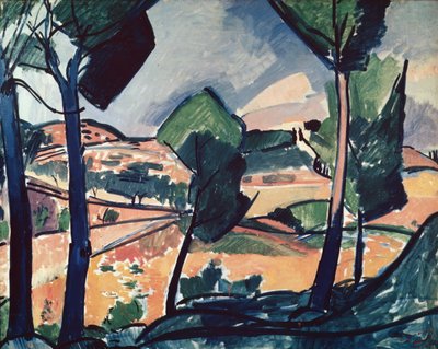 Provencalskt landskap av Andre Derain