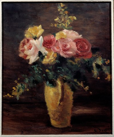 Rosor i en vas av Andre Derain