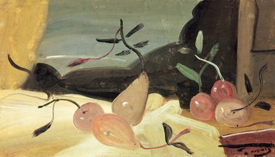 Stilleben med päron (olja på duk) av Andre Derain