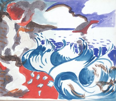 The Bay, ca 1904 (akvarell på papper) av Andre Derain