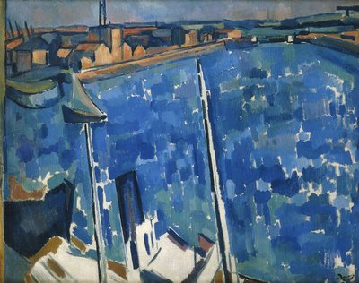 Hamnen; Le Havre, ca 1906-7 (olja på duk) av Andre Derain