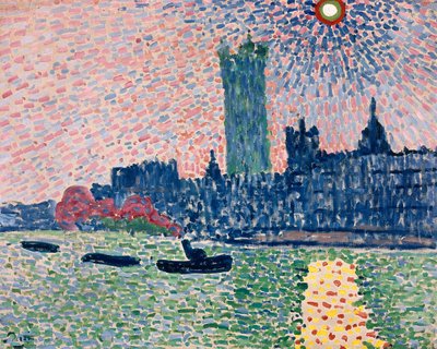 Westminster från South Bank, London av Andre Derain