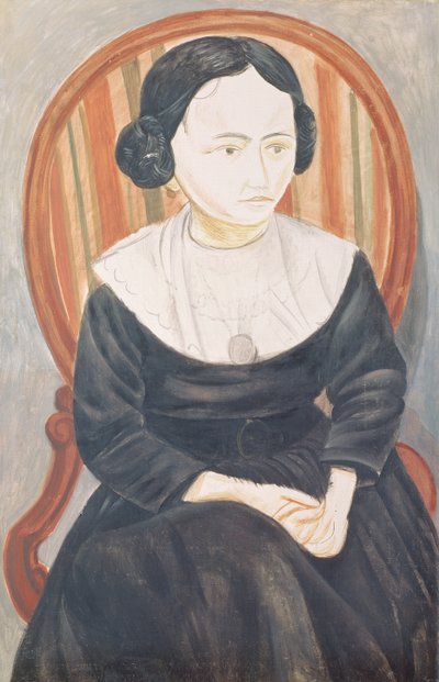 Ung flicka i svart av Andre Derain