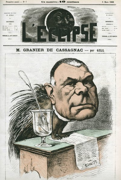 Adolphe de Granier de Cassagnac (1808-1880), fransk journalist och politiker. Omslag i "" L