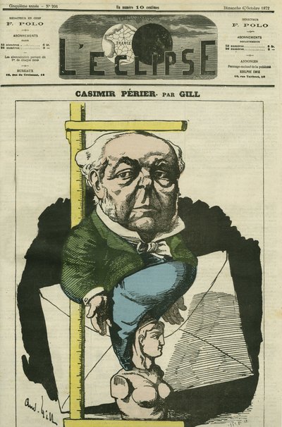 Auguste Casimir Perier (1811-1876), fransk politiker. Omslag i "" L