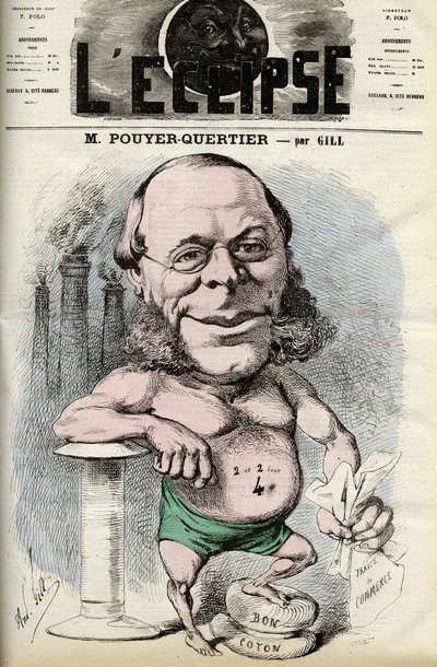 Auguste Pouyer-Quertier (Pouyer Quertier) (1820 - 1891).Omslag till "" L