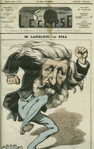 Tecknad av Jean-Charles Langlois (Jean Charles Langlois av Andre Gill