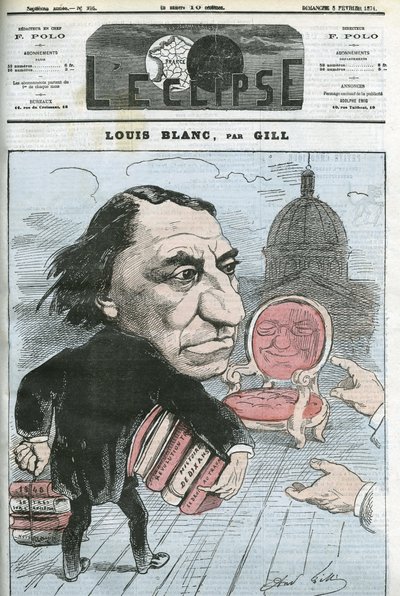 Tecknad av Louis Blanc (1811-1882), fransk politiker och historiker. Omslag i "" L